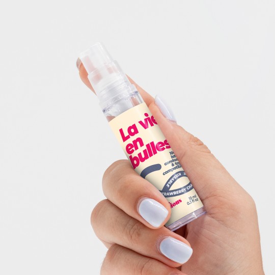 GELÉE LUBRIFIANTE STEAL MY KISSES AU ARÔME DE FRAISE ET CHAMPAGNE CRUSHIOUS 10ML