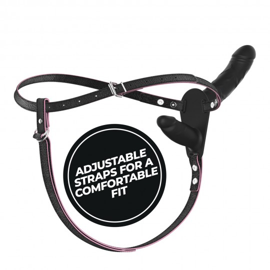 LABIONDA STRAP ON DUPLO COM COMANDO CRUSHIOUS
