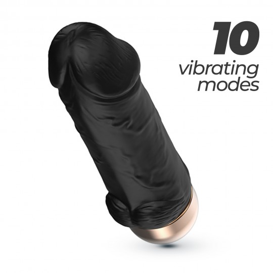 MINI-VIBROMASSEUR RÉALISTE WEENIE NOIR CRUSHIOUS