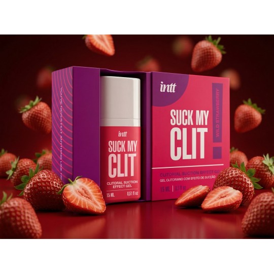 GEL ESTIMULANTE SUCK MY CLIT FRESA SILVESTRE 15 ML INTT
