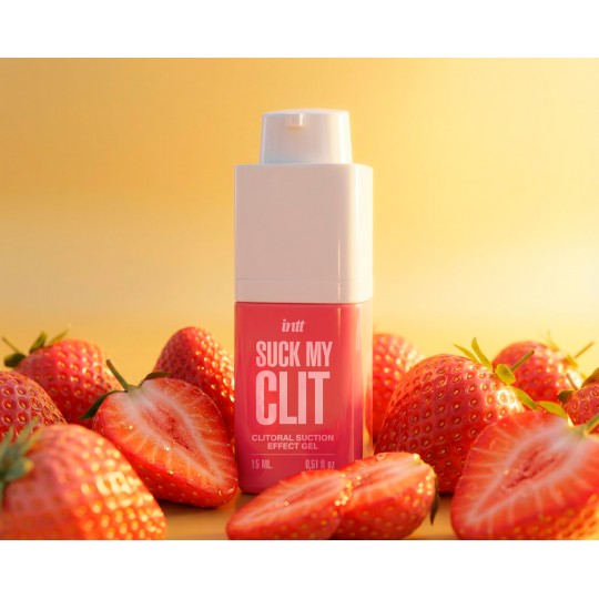INTT SUCK MY CLIT WILD STRAWBERRY STIMULATING GEL 15ML