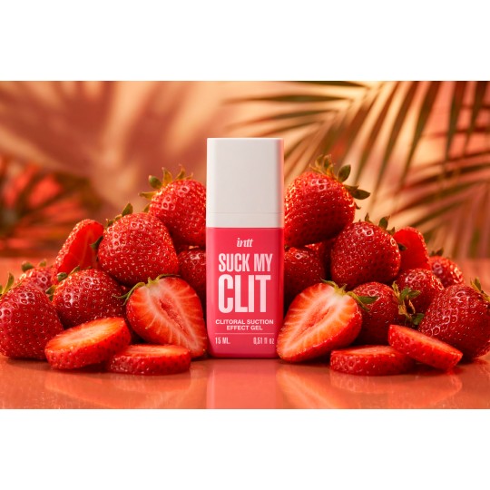 GEL STIMULANT SUCK MY CLIT FRAISE DES BOIS 15 ML INTT
