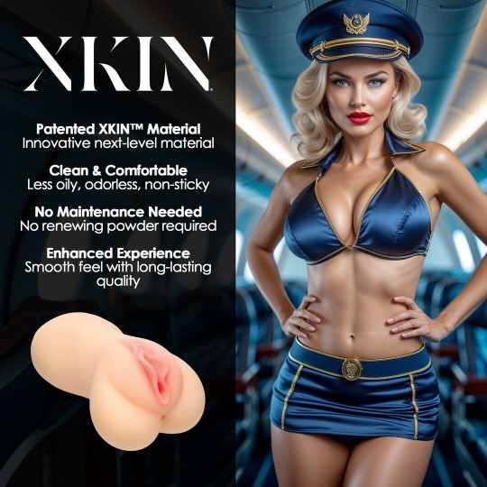 CARREER GIRLS - IRRESISTIBLE STEWARDESS LEXI COCKPIT - TPE LARGE MASTURBATOR - 335G - FLESH