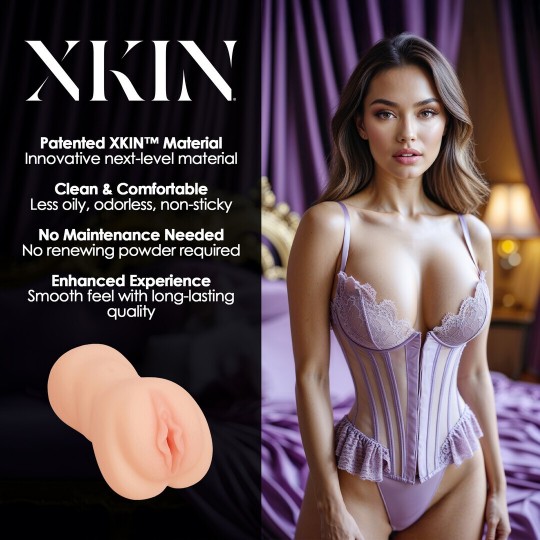SECRET AFFAIRS - SOFT AND SWEET DELILAH - TPE LARGE MASTURBATOR - 400G - FLESH