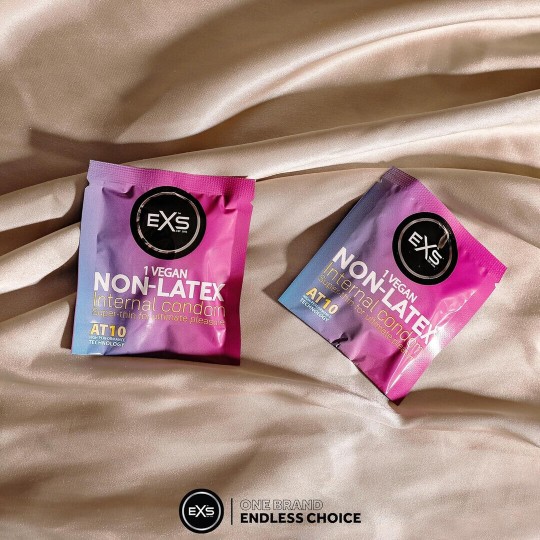 EXS NON-LATEX INTERNAL CONDOMS - 4 PIECES