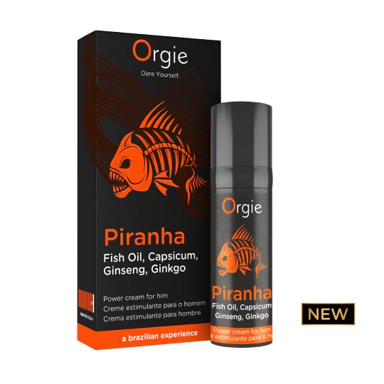 ORGIE PIRANHA POWER CREAM STIMULATING CREAM FOR MEN 15ML