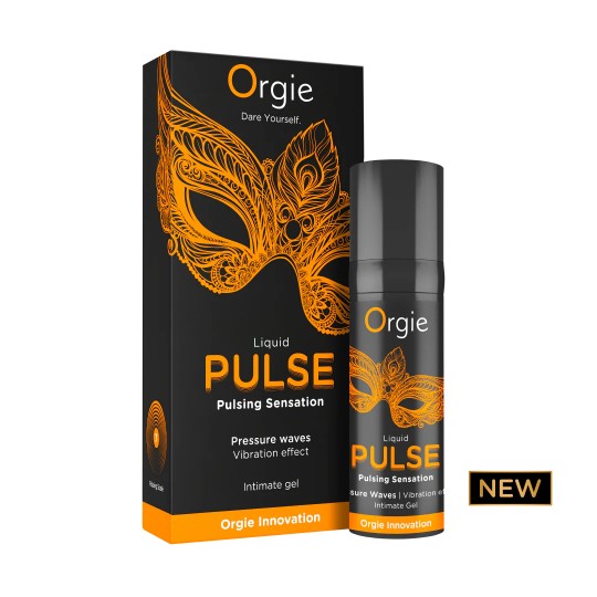 ORGIE LIQUID PULSE UNISEX STIMULATING GEL WITH A PULSATING EFFECT 15ML