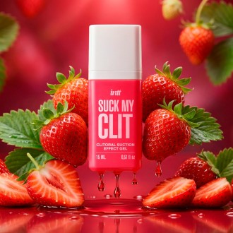 STIMULIERENDES GEL SUCK MY CLIT WILDER ERDBEERE 15 ML INTT