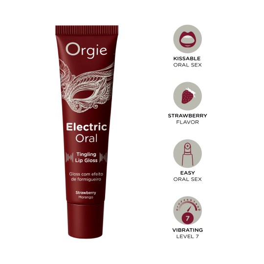 ПОМАДА С ЭФФЕКТОМ ПОКАЛЫВАНИЯ ELECTRIC ORAL TINGLING LIP GLOSS 10 МЛ ORGIE