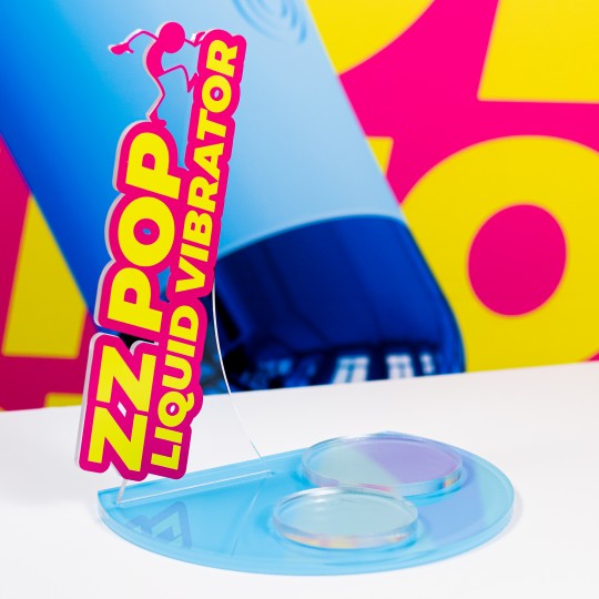 AUSSTELLER FÜR DEN FLÜSSIGKEITSVIBRATOR ZZ POP CRUSHIOUS