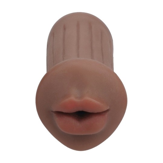 RAW - THE GRIP - TPE SMALL MASTURBATOR - 137G - BROWN