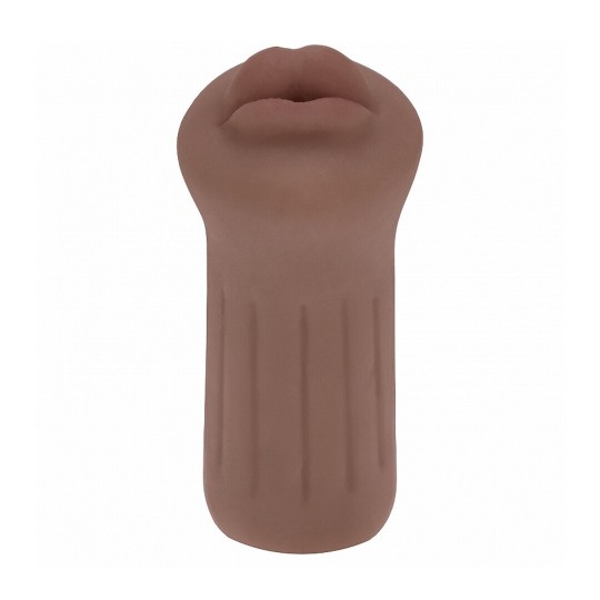 RAW - THE GRIP - TPE SMALL MASTURBATOR - 137G - BROWN