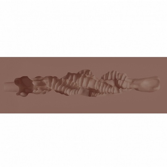 RAW - THE GRIP - TPE SMALL MASTURBATOR - 137G - BROWN
