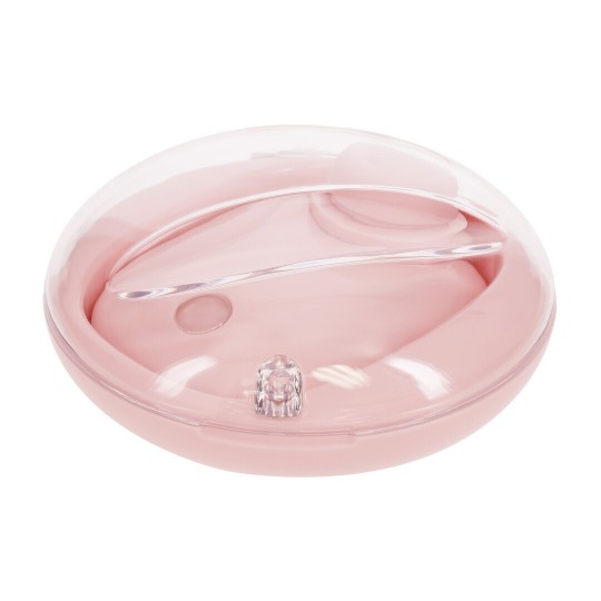 DREAMSICLE - COMPACT AIRTAP VIBRATOR WITH TWO HEAD ATTACHMENTS - PINK