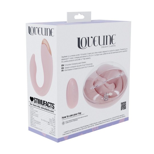 DAYDREAM - COMPACT G-SPOT VIBRATOR WITH REMOTE CONTROL - PINK