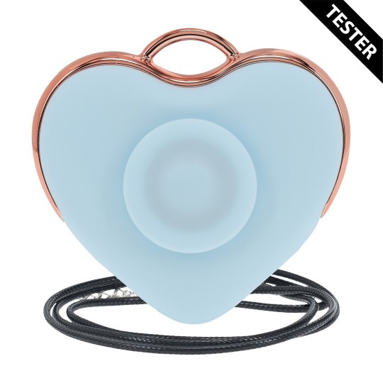 LUVIE - HEART-SHAPED AIRTAP VIBRATOR - BLUE - TESTER