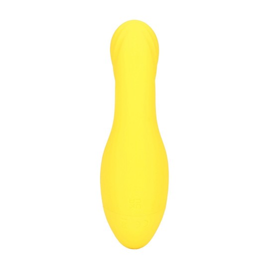 MINI CURVED TIP VIBRATOR - FLIRTY BANANA