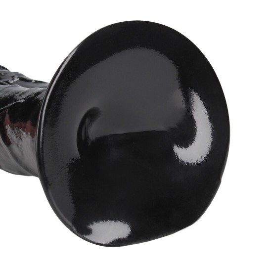 DOUBLE TITAN - REALISTIC DOUBLE DILDO - 24,5 CM - BLACK