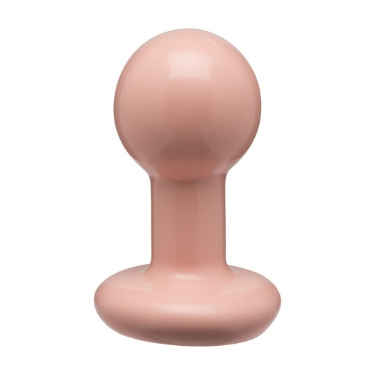 THE CLASSIC - ROUND BUTT PLUG - SMALL - CREAM