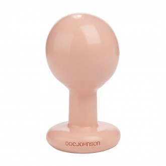 THE CLASSIC - ROUND BUTT PLUG - MEDIUM - CREAM