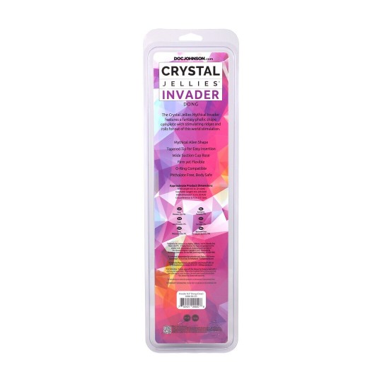 INVADER - FANTASY DILDO - 8.5 / 21,6 CM - CLEAR