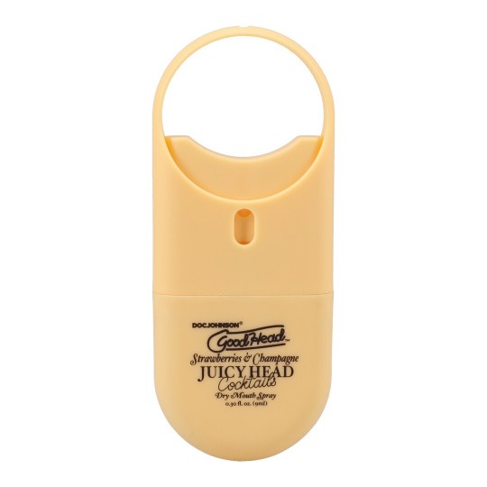 JUICY HEAD - COCKTAILS - DRY MOUTH SPRAY TO-GO - STRAWBERRIES AND CHAMPAGNE - 0.3 FL OZ / 9 ML