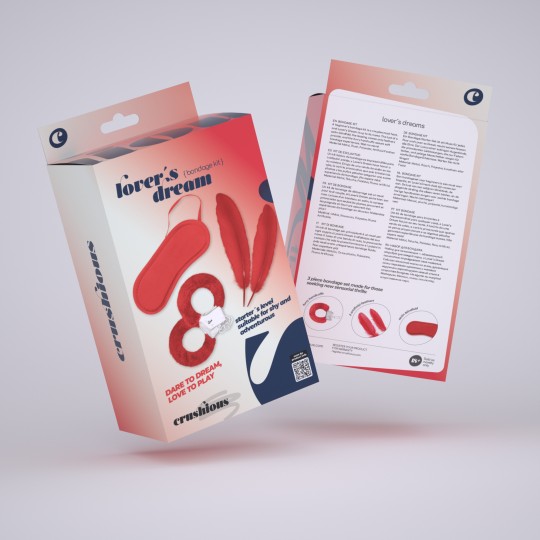 KIT DE ESCLAVITUD LOVER'S DREAM CRUSHIOUS ROJO