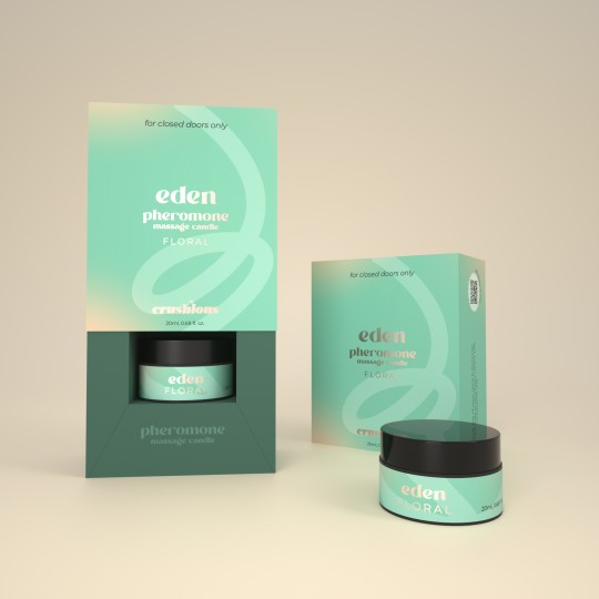 CANDELA DA MASSAGGIO EDEN CON FEROMONI E PROFUMO FLOREALE 20ML CRUSHIOUS