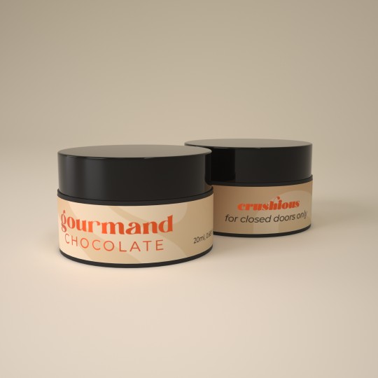 GOURMAND-MASSAGEKERZE MIT PHEROMONEN UND SCHOKOLADENDUFT 20 ML CRUSHIOUS