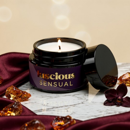 CANDELA DA MASSAGGIO LUSCIOUS CON FEROMONI E PROFUMO SENSUALE 20ML CRUSHIOUS