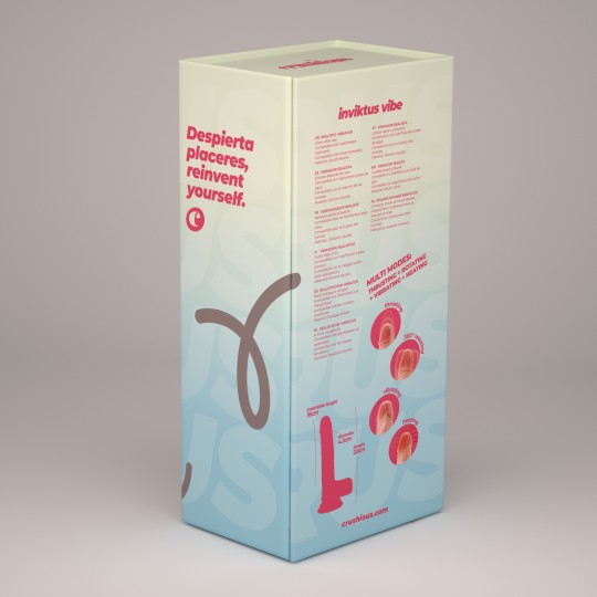 VIBRADOR DE SILICONE LÍQUIDO INVIKTUS VIBE 8,5 CRUSHIOUS PELE