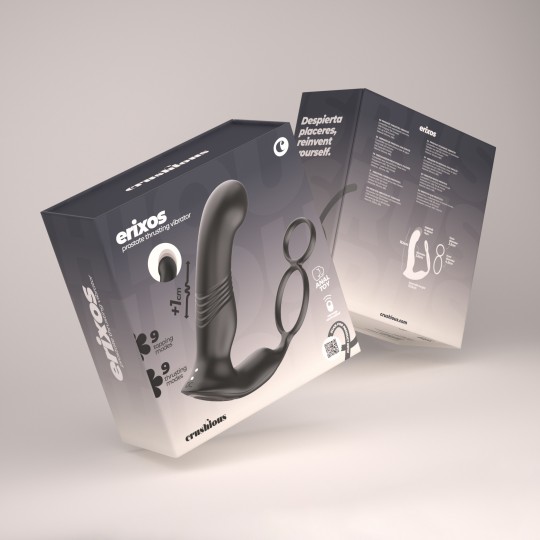 VIBRATEUR DE PROSTATE AVEC TÉLÉCOMMANDE ERIXOS CRUSHIOUS