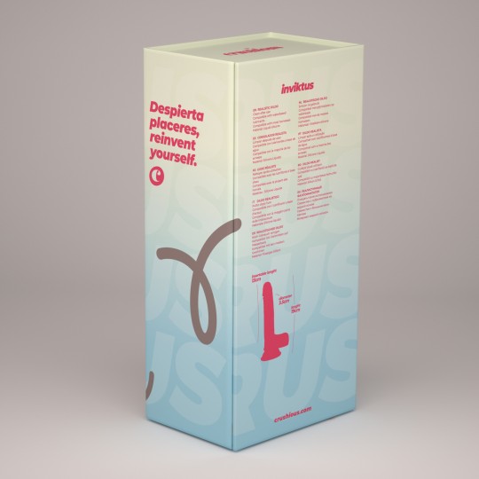 DILDO DE SILICONA LIQUIDA INVIKTUS 7 CRUSHIOUS PIEL