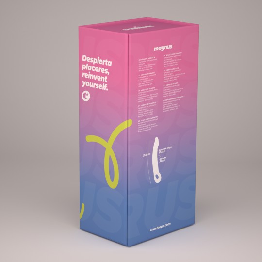 VIBRADOR FLEXIBLE MAGNUS BEND ROSA CRUSHIOUS