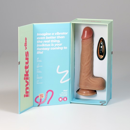 VIBRADOR DE SILICONA LIQUIDA INVIKTUS VIBE 8,5 CRUSHIOUS PIEL