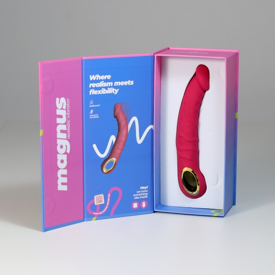 VIBRADOR FLEXIBLE MAGNUS BEND ROSA CRUSHIOUS