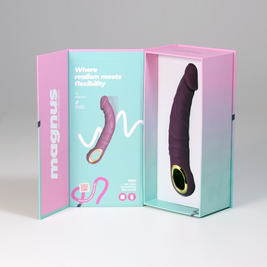CRUSHIOUS MAGNUS BEND FLEXIBLE VIBRATOR PURPLE