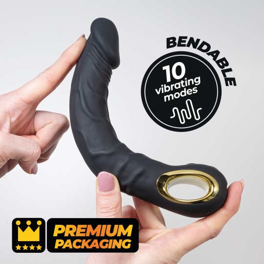 VIBRATORE FLESSIBILE MAGNUS BEND NERO CRUSHIOUS