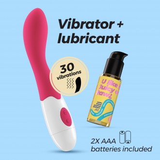 VIBROMASSEUR TWIGLIE AVEC LUBRIFIANT À BASE D’EAU CRUSHIOUS
