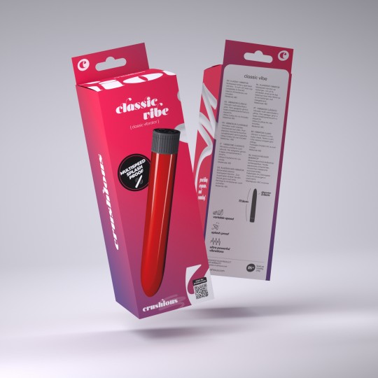 VIBROMASSEUR CLASSIC VIBE CRUSHIOUS ROUGE