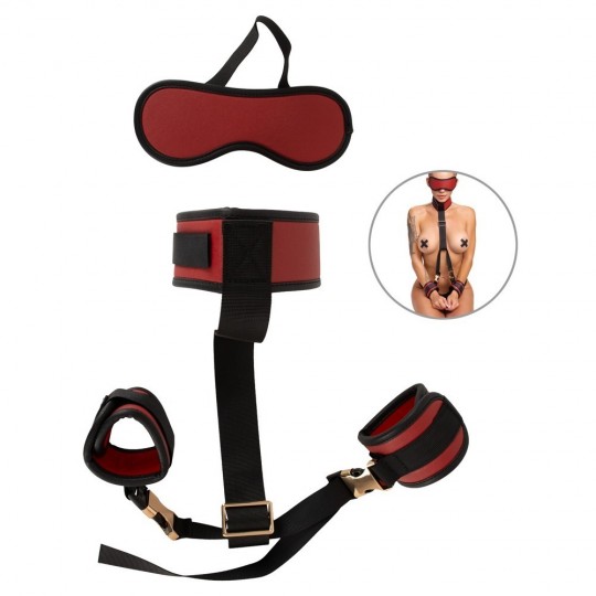 NECK TO WRIST BONDAGE SET
