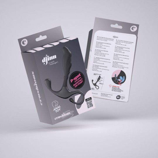 DJINN MASSEUR DE PROSTATE EN SILICONE CRUSHIOUS