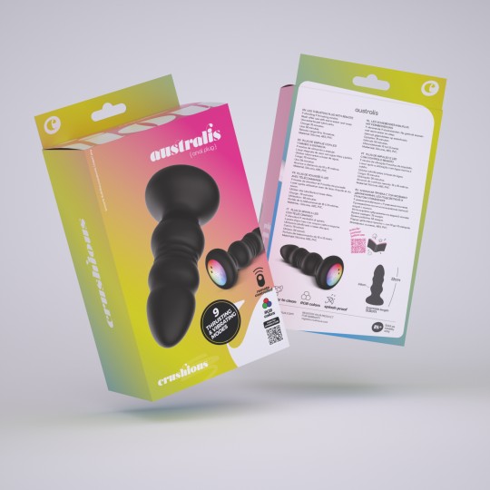 AUSTRALIS PLUG ANAL COM LED E COMANDO À DISTÂNCIA CRUSHIOUS