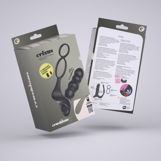 VIBRATEUR DE PROSTATE AVEC TÉLÉCOMMANDE CRIXUS CRUSHIOUS