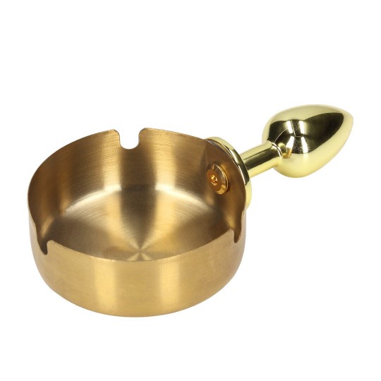 ASS TRAY - ASHTRAY AND BUTTPLUG - GOLDEN