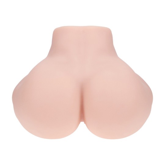 BODYFORMS - ELINA ROSEWOOD - DUAL ENTRY VIBRATING MASTURBATOR - 7 KG / 15.4 LBS - FLESH