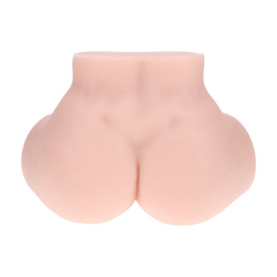 BODYFORMS - BREE KNOX - DUAL ENTRY VIBRATING MASTURBATOR - 4,2 KG / 9.3 LBS - FLESH