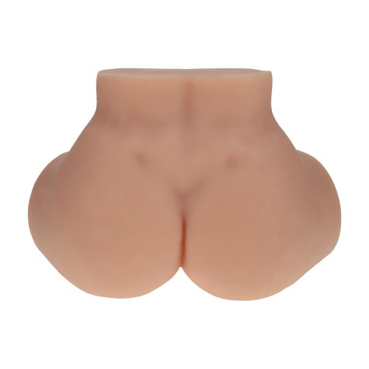 BODYFORMS - VALENTINA VELLURE - DUAL ENTRY VIBRATING MASTURBATOR - 4,2 KG / 9.3 LBS - TAN