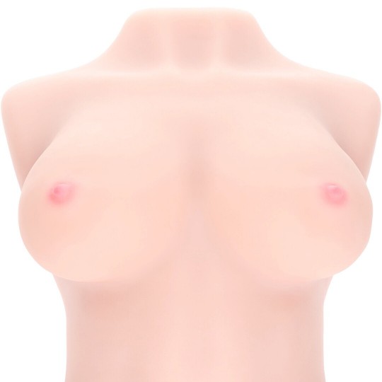 BODYFORMS - AVA MONROE - DUAL ENTRY VIBRATING MASTURBATOR WITH SLEEVES - 20 KG / 44.1 LBS - FLESH