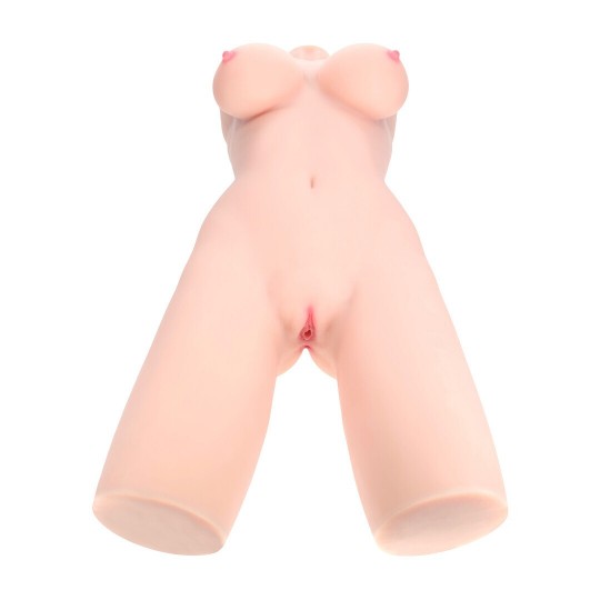 BODYFORMS - LYLA ROSE - POSABLE DUAL ENTRY VIBRATING MASTURBATOR - 21 KG / 46.3 LBS - FLESH